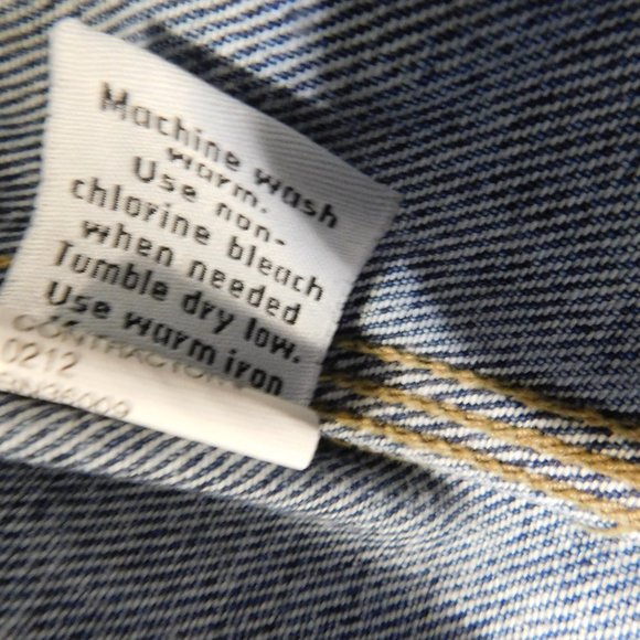 Vintage Calvin Klein Jean Jacket Size XL with DOC ROCK Patch NEW With TAGS - Picture 11 of 11